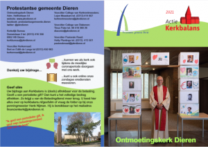 Folder Kerkbalans 2021 voor-en-achterkant
